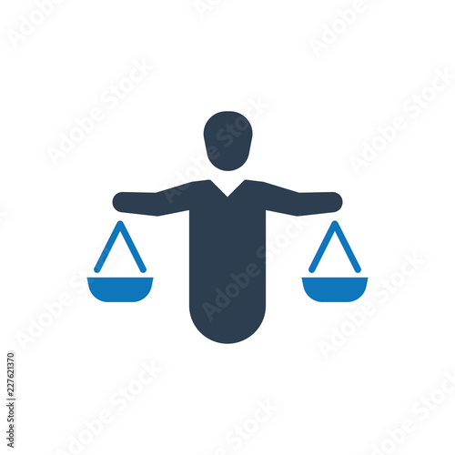 Business balance icon