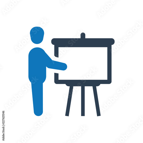 Business lecture icon