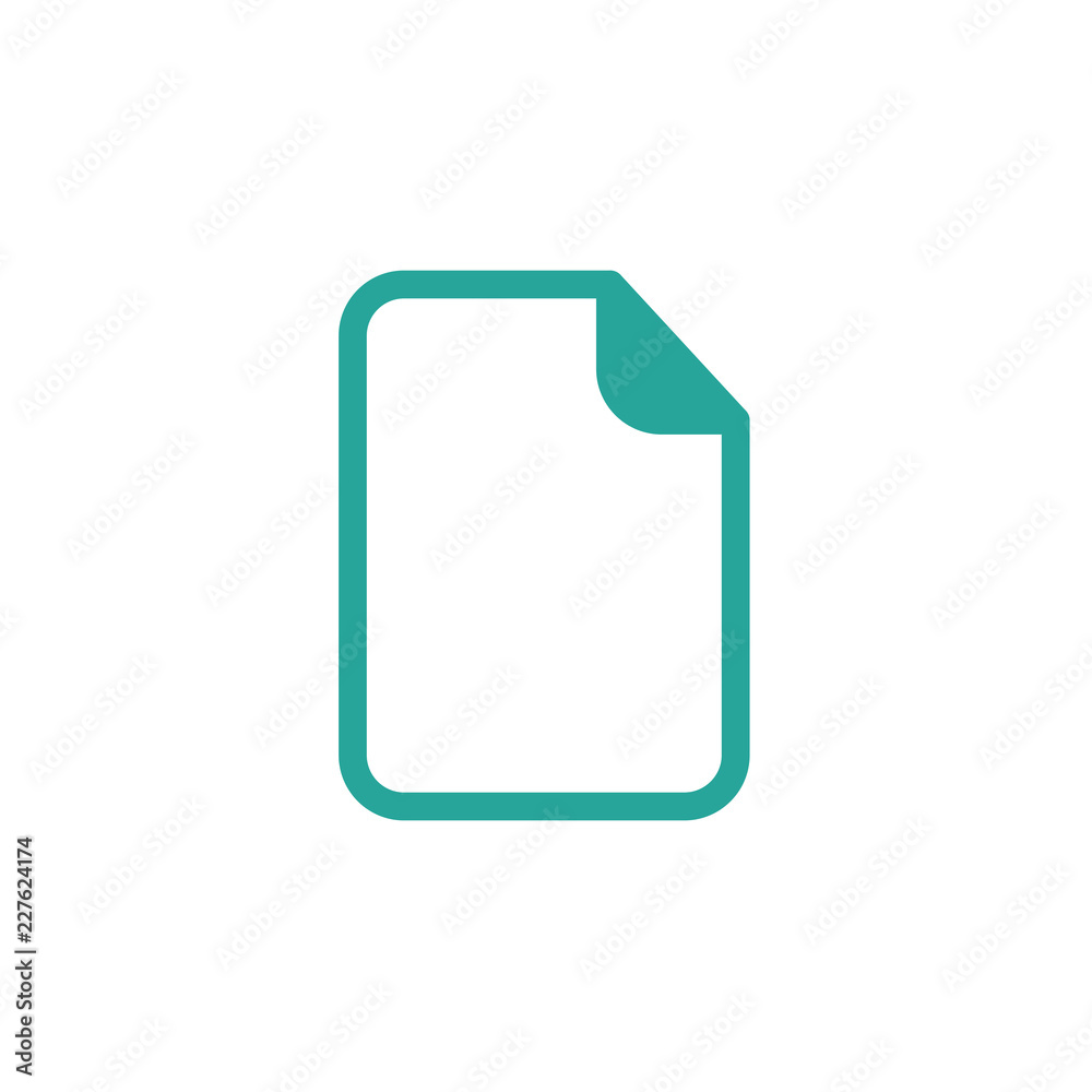 Blue rounded document sheet icon. Isolated on white. Upload document Blue rounded document sheet icon. Isolated on white. Upload document