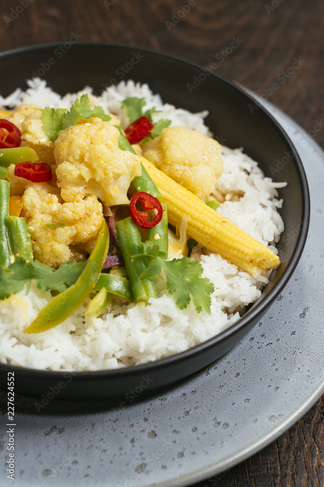 Vegan Thai Red Curried Vegetables Vegan Thai Red Curried Vegetables