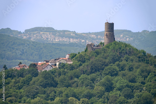 Obraz na płótnie Burg Vetzberg, Landkreis Gießen, Hessen, Deutschland w salonie