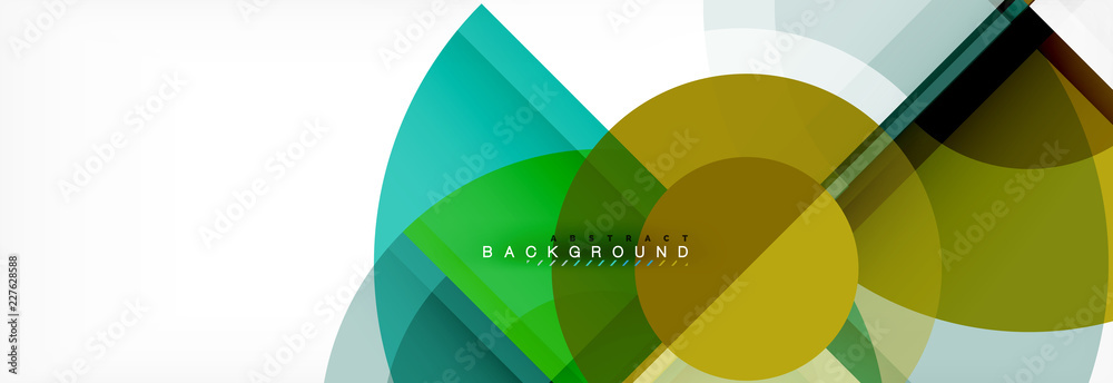 Circle abstract background