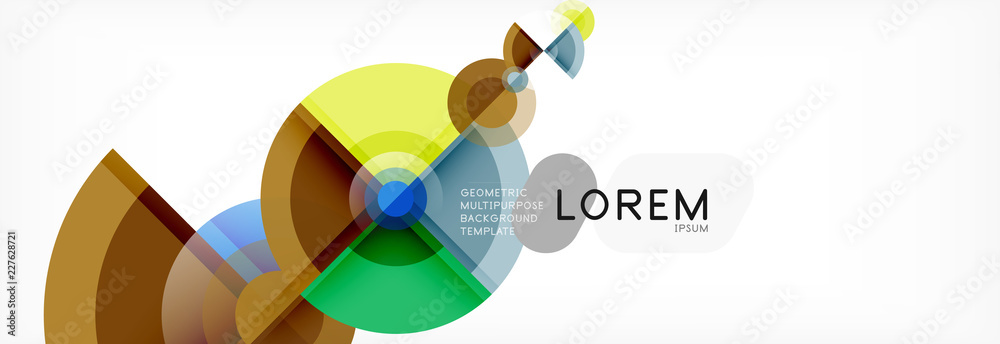 Circle abstract background