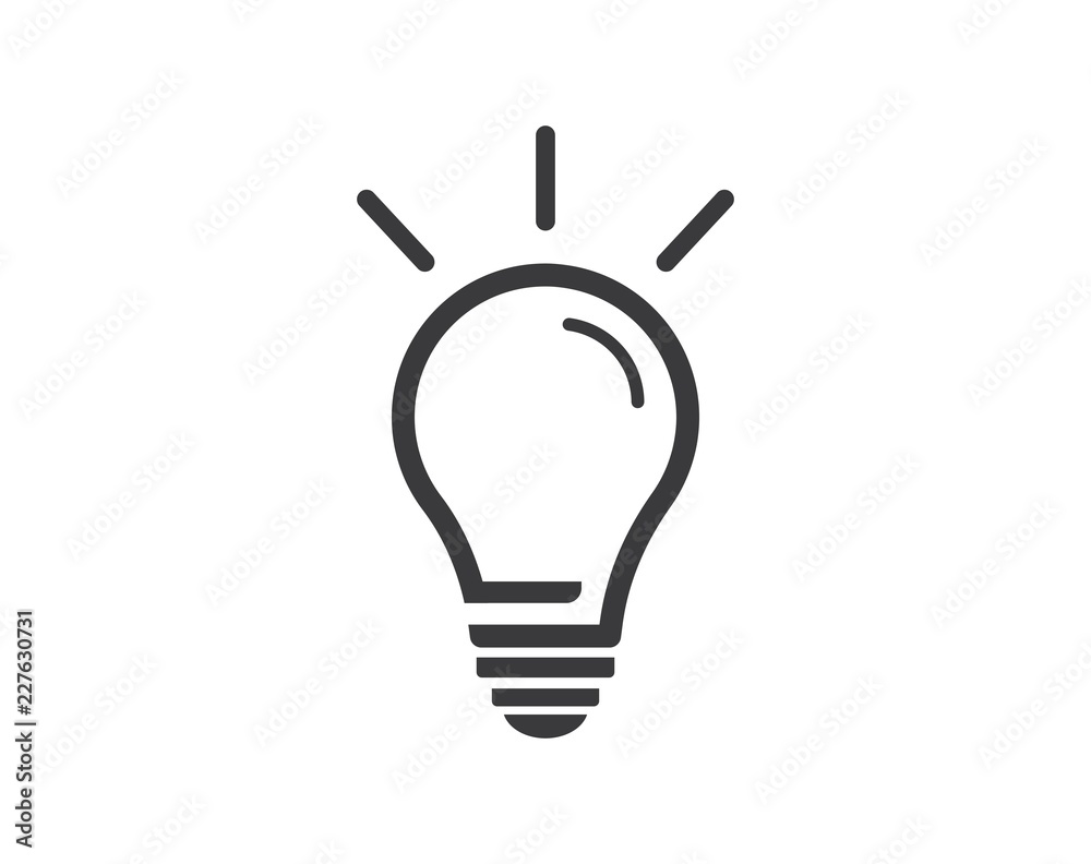 Desk furniture icon, lamp symbol, flat vector and trendy illustration sign