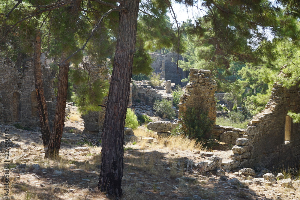 Obraz premium Seleukeia - ancient city in the mountains