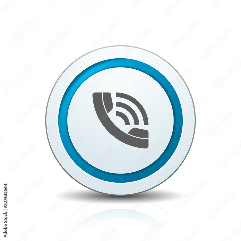 Contact Call Phone button illustration Contact Call Phone button illustration