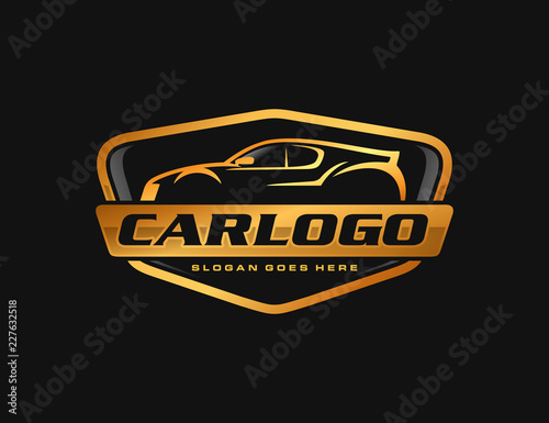 Automotive car logo template