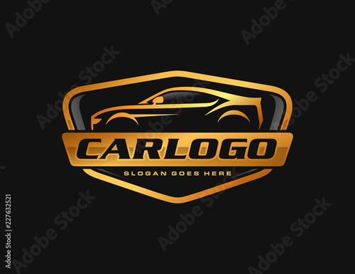 Automotive car logo template