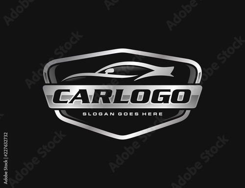 Automotive car logo template