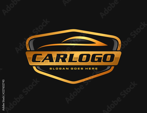 Automotive car logo template