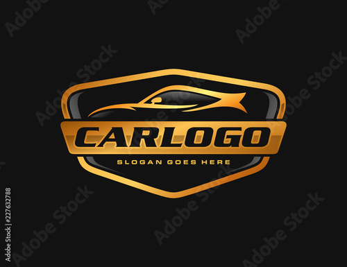 Automotive car logo template