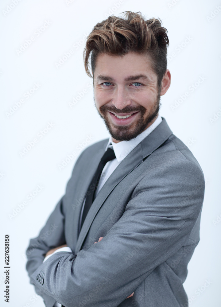 Portrait of a handsome man, isolated over a white background Portrait of a handsome man, isolated over a white background