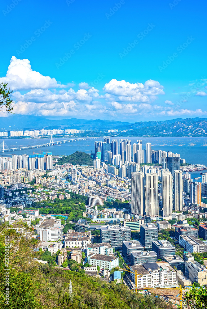 Shenzhen Bay Shekou Coast Scenery Skyline