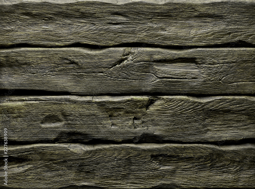 Wood log or plank green texture background surface Wood log or plank green texture background surface