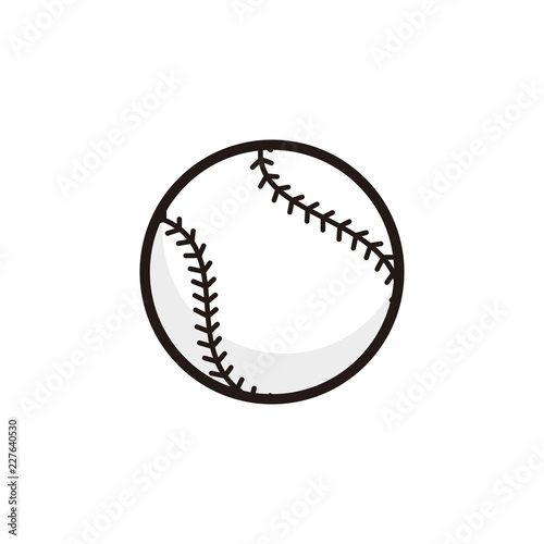 Baseball ball vector