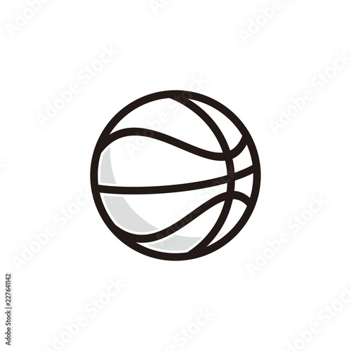 Basketball ball icon vector