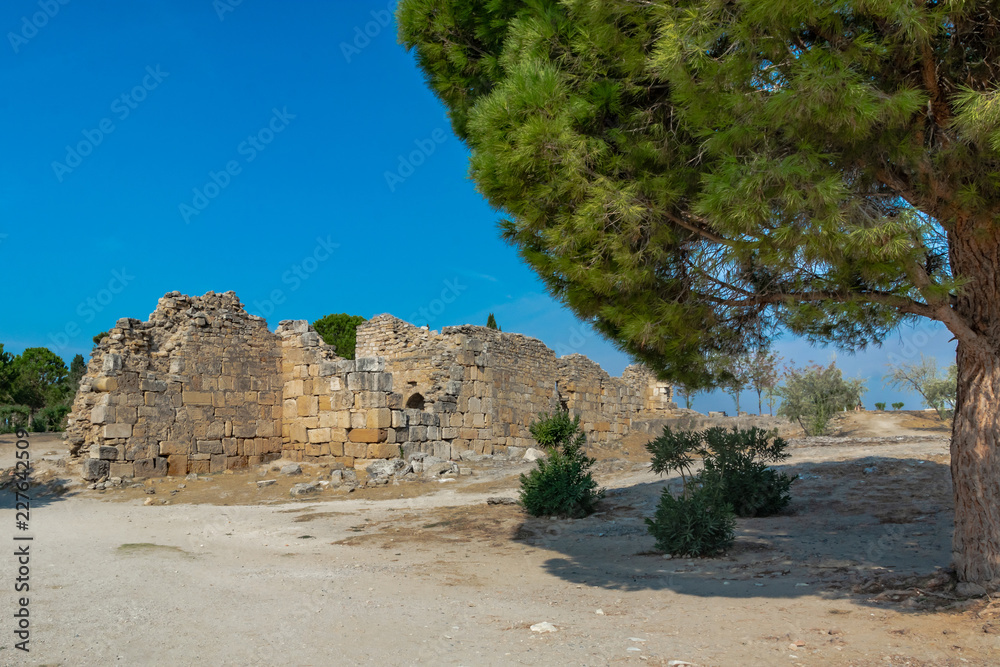 Historical park of ancient architecture. Remains of preserved ancient Greek and Roman buildings and urban infrastructure.