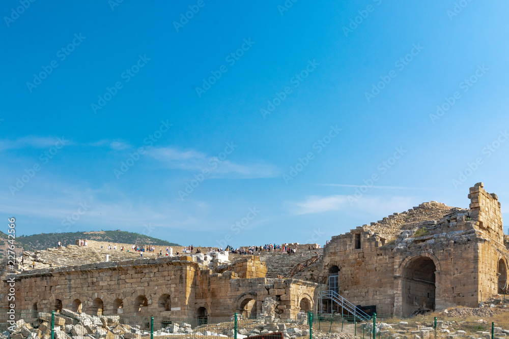 Historical park of ancient architecture. Remains of preserved ancient Greek and Roman buildings and urban infrastructure.