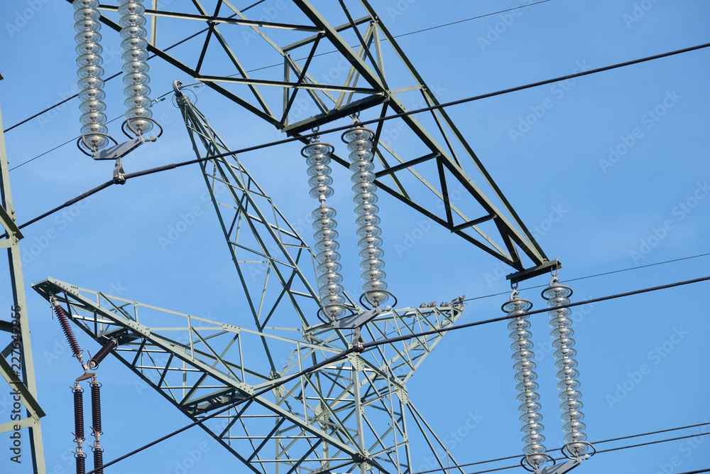 Gittermast für Stromleitungen Gittermast für Stromleitungen