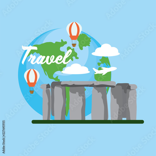 stonehenge travel with fun air balloons