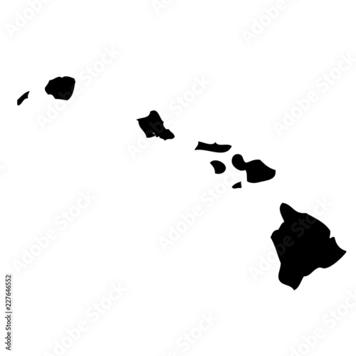 Hawaii - map state of USA