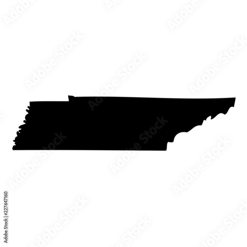 Tennessee - map state of USA