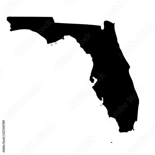 Florida - map state of USA