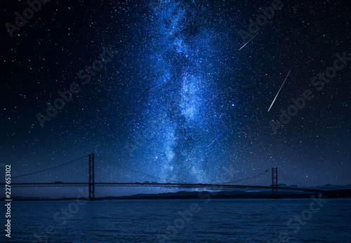 Milky way and falling stars...