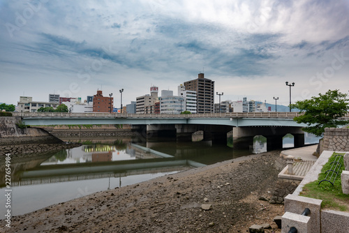 Aioi Bridge, Hiroshima, Japan.