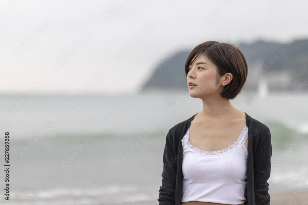 A bright pretty woman, Japan A bright pretty woman, Japan