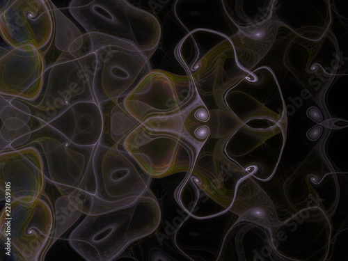 surreal Futuristic digital 3d design art abstract background fractal illustration for meditation and decoration wallpaper