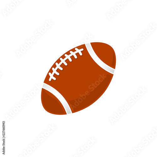 Rugby ball vector