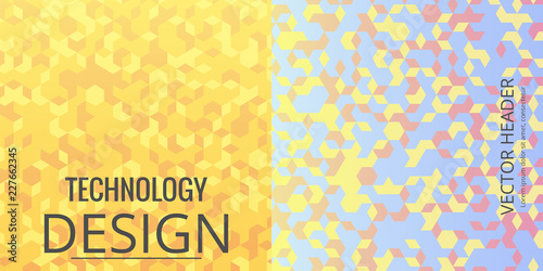 Collection of abstract multicolored backgrounds. vector design