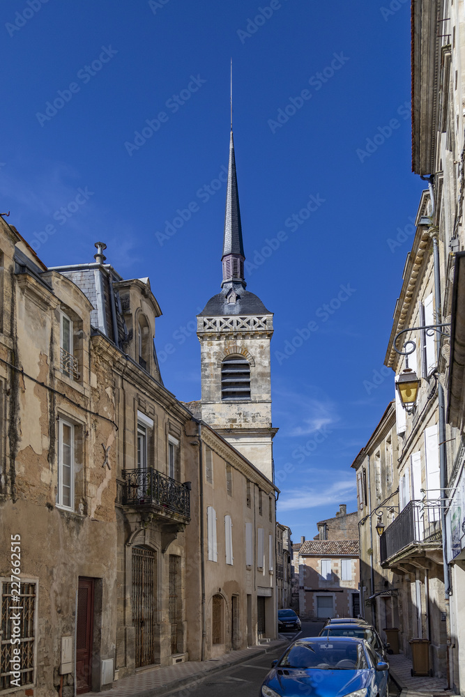 Obraz premium Blaye Town Hall Tower - Nouvelle-Aquitaine - France