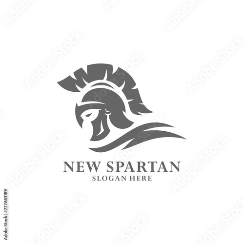 Spartan Warrior Logo Design Vector Illustration Warriors Sport Team Logo Design Stock Vector Adobe Stock