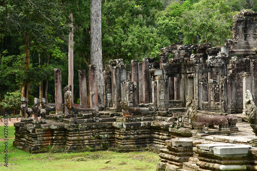 Siem Reap  Kingdom of Cambodia - august 24 2018   Angkor Bayon temple
