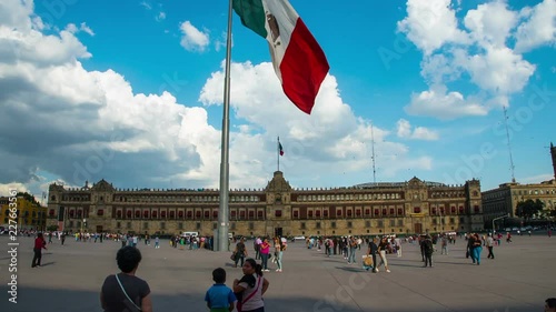 Hyperlapse of National Palace of Mexico.