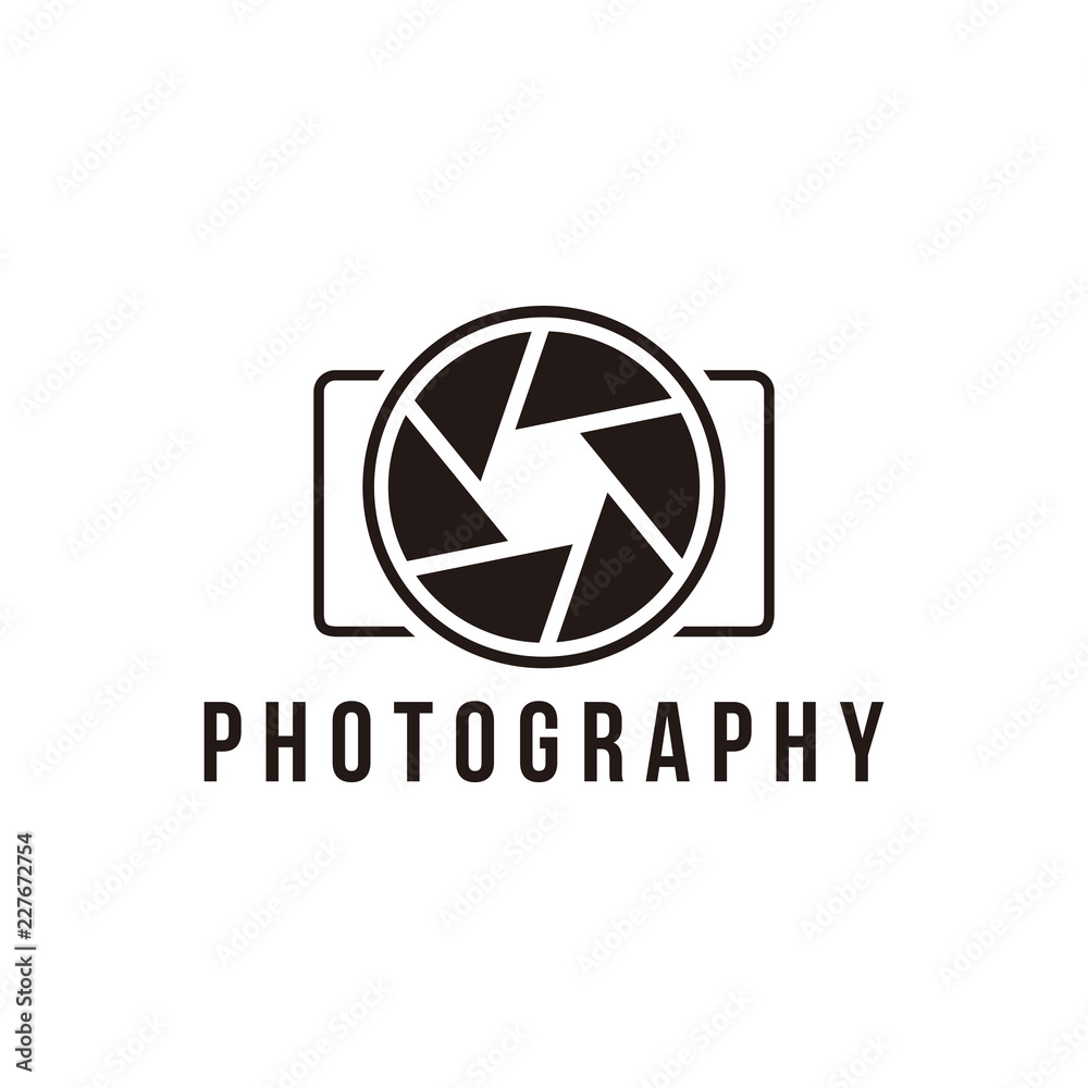 Photography logo template - obrazy, fototapety, plakaty 