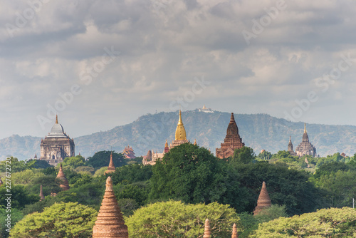 Bulethi pagoda is one of the most famous pagoda of Bagan  photo