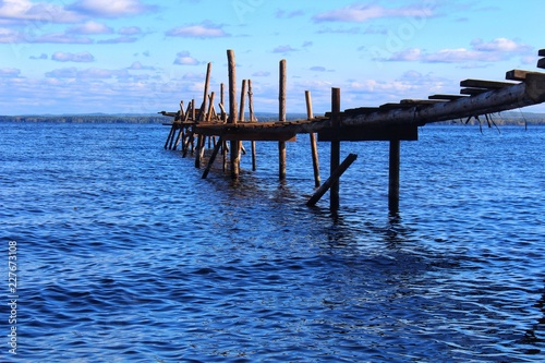 pier in the sea