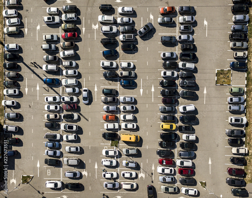 top view of car parking texture aerial drone shot background f Stock Photo  | Adobe Stock