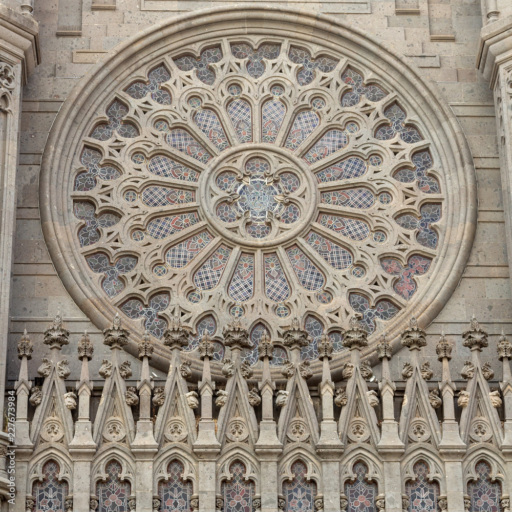 Detail der Kathedrale von Arucas