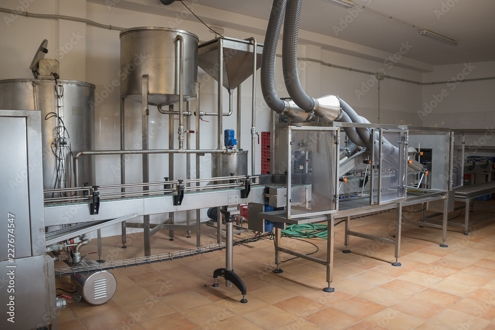 Obraz premium Modern olive oil mill.