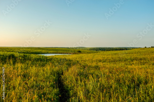 Canvastavla Oklahoma Plains