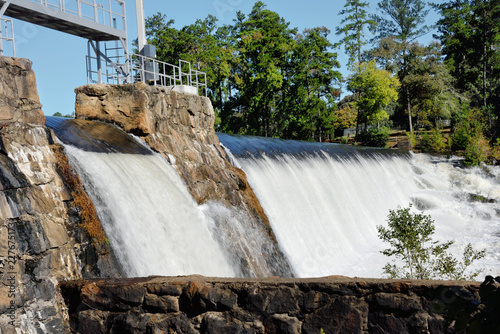 Dam at High Falls State Park Jackson Georgia USA