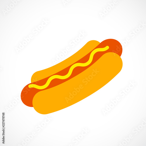 Hotdog vector icon