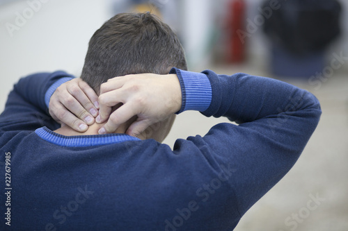 Foto pain in the neck for men