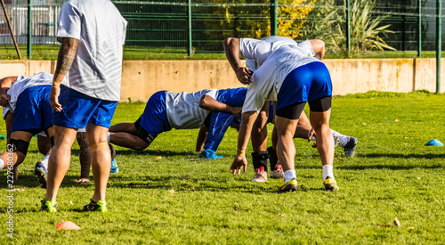 atelier mêlée au rugby