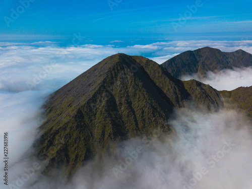 Aerial view of Carrauntoohil