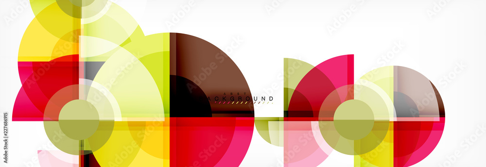 Vector fantastic circle modern geometric background template Vector fantastic circle modern geometric background template